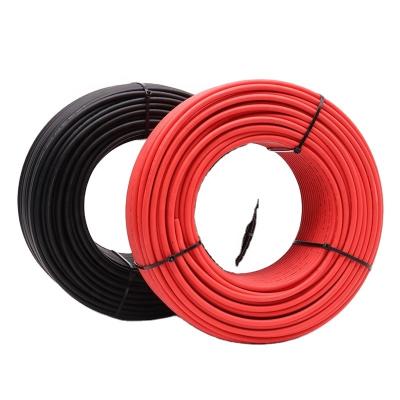 China Outdoor 4mm2 6mm2 8mm2 DC Solar Power Cable For PV1-F1 Solar System for sale