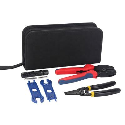 China Solar Crimping / Cutting / Stripping Tools PV Crimp Tool Kit for sale