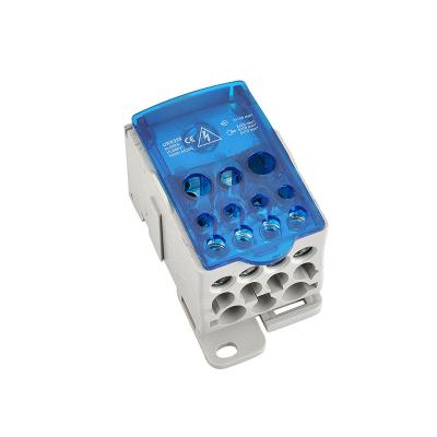 China 250A Screw Solar Copper Single Pole Distribution Conductor Junction Box Modular Fuse Junction Box for sale