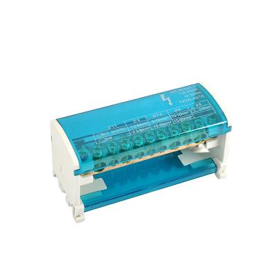 China Use on modular din rail power distribution block, kinds of terminal block 211 connector box series for sale