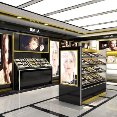 China modern design cosmetic store decorate ladies cosmetic store style for sale