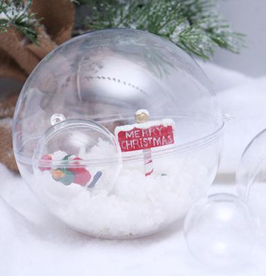 China Chrismtas Ball Hanging Decorations 4cm-20cm Eco-friendly Transparent for sale