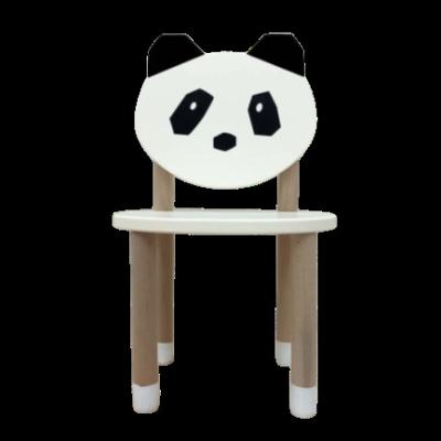 China Safety wholesale chair high quality wooden children animal chair for kids panda for sale