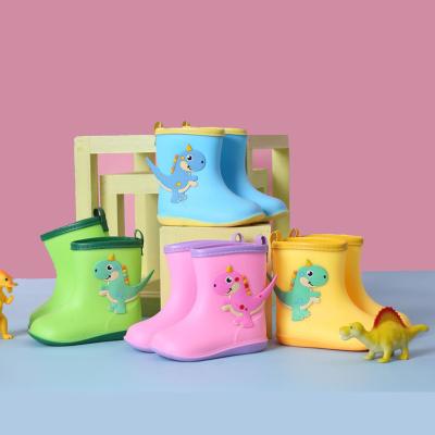 China Lightweight Cheap Kids Cute Cartoon Rain Boots With Cute Animal for sale