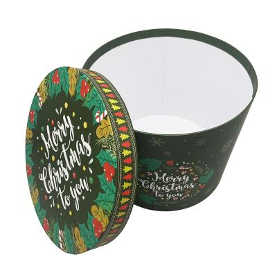 China Decorative Christmas Gift Color Printed Merry Christmas Christmas Gift Box for sale