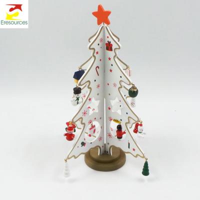 China Wooden Christmas Tree Ornament Decorating Kits for sale