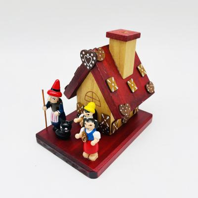 China Wooden Decoration Gift Europe Christmas Smoking Room for sale