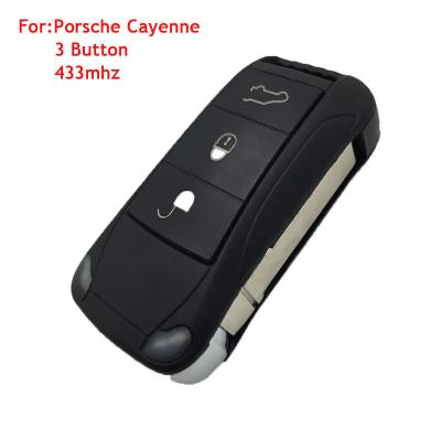 China High Quality 3 Button Plastic For Porsche Cayenne Smart Remote Key 433mhz for sale