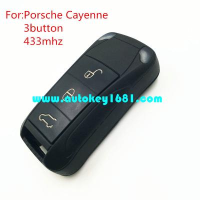 China MS 433mhz car flip key 3 button id46 remote control for Porsche Cayenne MS-PO-001 for sale