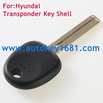 China Plastic For Hyundai IX35 Verna Sonata Transponder Remote Key Shell Cover With TOY48 Blade Key Shell for sale