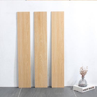 China New colors wholesale supermarket supply wood grain brick 150x900 floor tile guest dining room bedroom antique wood grain tile for sale