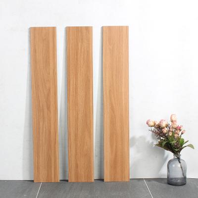 China Hot Selling Ceramic Flooring 150x900 Grain Ceramic Tile New Colors Bedroom Room Square Wood Flooring Living Room Non-Slip Wood Brick for sale