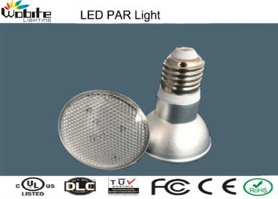 China CRI 70 IP65 LED Par Lights 7W Sliver E27 E26 Base 63×80 mm 600lumen - 700lumen for sale