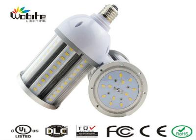 China Aluminum E27 E40 27W Corn LED Light Bulbs Bright White AC85V - 265V for sale