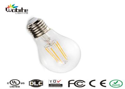 China 2800K - 6400K Filament Bulb Lamp 6W LED B22 Candle Bulbs No Speckle for sale