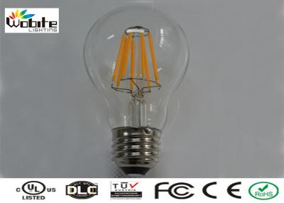 China Residential Home LED Filament Lamp / 8W E27 Light Bulb Decorative Filament for sale