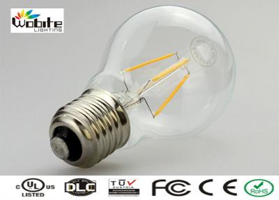 China 400 Lumen LED Filament Lamp 4W E27 Light Bulb No Mercury CE ROHS Approved for sale