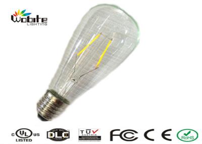 China 2W Dimmable Light Bulb Decorative Filament LED B22 Candle Bulbs 400 Lumen 60×108 mm for sale