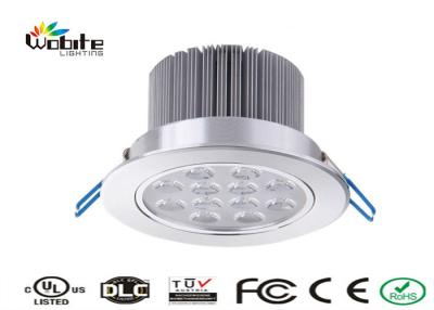 China 1200Lm Industrial LED Recessed Ceiling Lights 12W Aluminum Over Current Protection for sale