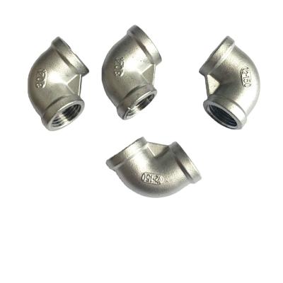 China 316 Stainless Steel Industrial Elbow, 90 Elbow, Inside Thread Elbow for sale