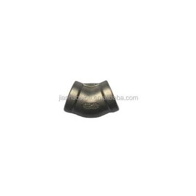 China Factory Price Industrial Hot Sale High Quality Cast Iron Stainless Steel 45 Degree Elbow for sale