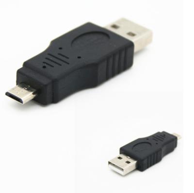 China Laptop Micro usb a male to female usb conversion connection plug v8 mother revolution of usb otg adapter mike 5p interface for sale