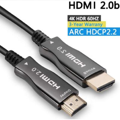 China Multimedia 4K 60HZ HDTV Cable Fiber Optic HDTV Cable 2.0 HDR for IPTV LCD Xbox 360 PS4 Projector for sale