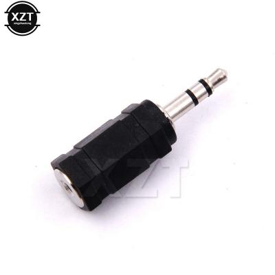 China Universal Jack 2.5 mm 3.5mm Male Plug to 2.5mm Female Connector Amplifier Audio Adapter Microphone AUX 2.5 3.5 mm Converter for sale