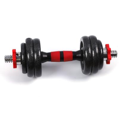 China Home Use Feierdun Factory 10kg To 40kg Red Color Adjustable Dumbbell Set Life Fitness Dumbbell Iron Home Use for sale