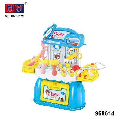 China High Quality Medical Table Kit Toys Doctor Play Set Environmental Material for sale