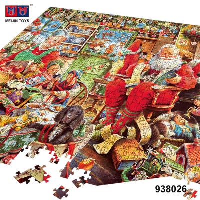 China 1000pcs Eco-friendly Material DIY Toys Paper Kids Christmas Jigsaw Puzzle for sale