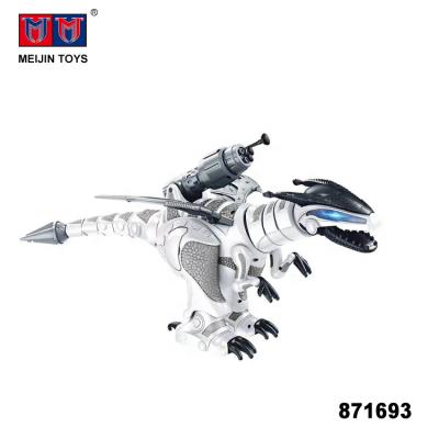 China Multifunctional intelligent 9 channel rc dinosaur robot toy with lights sound for sale