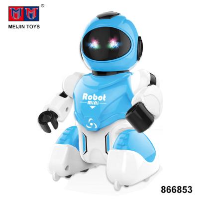 China Eco-friendly Material Intelligent Mini Robot Remote Control Toy With Lights for sale