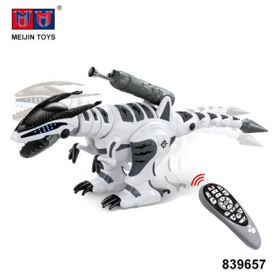 China rc robot dinosaur infrared walking toy battery operated toy best price with lights sound for sale