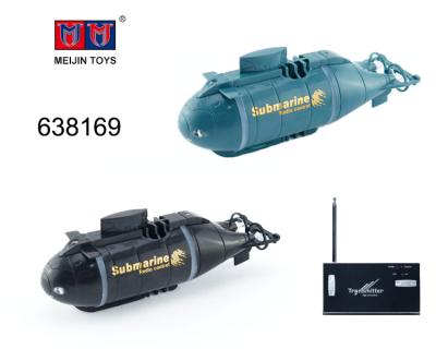 China RC Hobby New Product Mini Wireless Remote Control Submarine 6 Way rc submarines model kit for sale