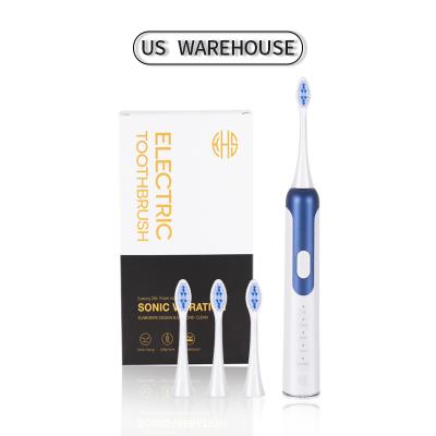 China Whitening Teeth US Stock 18650 Electronic Electric Toothbrush 1800mah Dupont Stiffen Electric Toothbrush Factory Direct X3 for sale