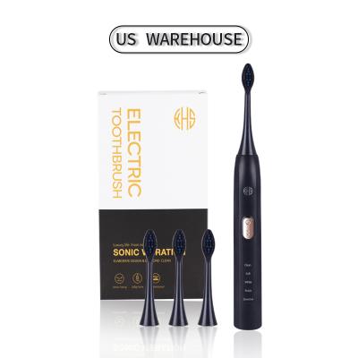 China Dupont Bristle X1 Vibrating Sonic Manufacture Electric Toothbrush Whitening Electric Sonic Teeth USA Warehouse Toothbrush 32000 Frequency for sale