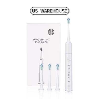 China Teeth US Stock 40000/min Top Level Electric Toothbrush Whitening With Replacement Head 4 Power Strong Adult Oral Care Electric Toothbrush X5 for sale