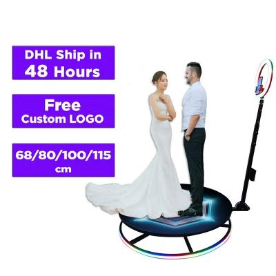 China New Design 360 Video Shooting Rotating Photo Booth Software 360 ​​Auto Photobooth Wonder With Great Price for sale