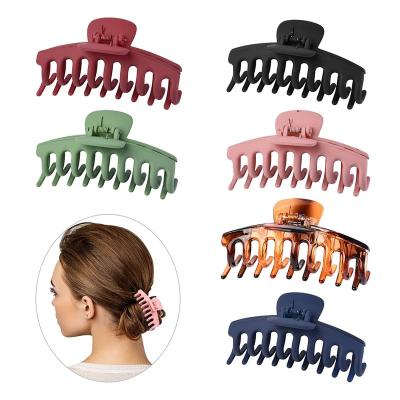 China European and American Korean wholesale hair matte 11 cm hair claw binding clip women claw hair clips for sale