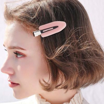 China Woven Hairpins No Bend Creaseless Hair Clips Hairstyle Hits Resin Flat Curl Makeup Seamless No Crease Salon Crease Hair Clips Non for sale