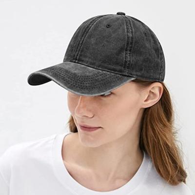 China breathable & Jeans Vintage Mens Baseball Cap Women Snapback Hats Waterproof Hats For Men Denim Baseball Cap for sale