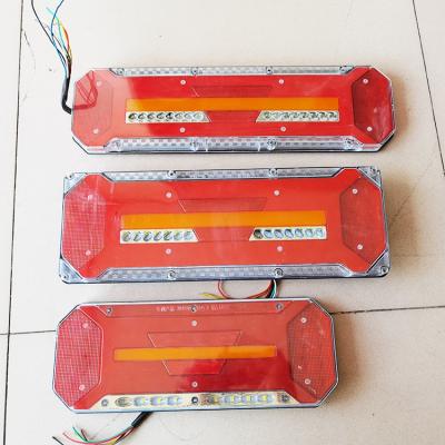 China Trailer Truck Bus Led Tail Light Universal Indicator Combination Tractor Trailer Roadhouse Turn Brake Light 24V LED Rear Tail Lamp for sale