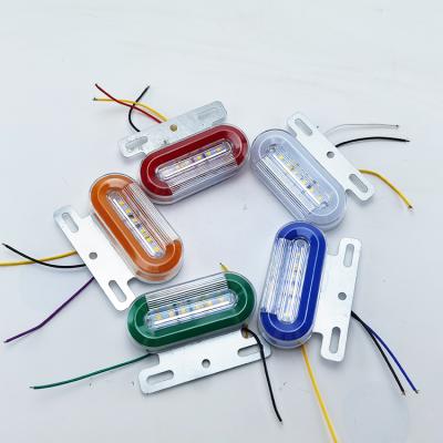 China Trailer Truck Bus Led Side Marker Lights 12V Waterproof 24 Volt White Red Mini Lamps Amber Blue Green LED Side Marker Lights For Trucks Trailer for sale