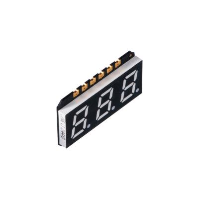 China 0.39 Inch Digit 7 Indoor Green Small Red White Full Color SMD 3 Segment High Brightness Led Display For Home Application for sale