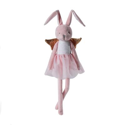 China Custom soft stuffed cute pink plush toy rabbit plush toy doll plush toy for children to accompany sleep and comfort kawaii toy dolls for sale