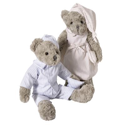 China Hot Selling Plush Toy Doll Plush Toy Couples Pillow Soft Animal Bear Soft Doll Gray Plush Toy Pajamas Big Bears for sale