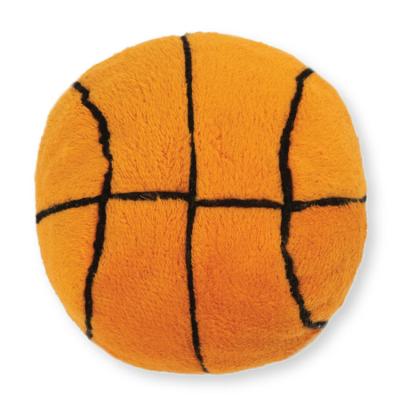 China Viable hot sale basketball shape stuffed pet toy squeaky toy stuffed plush bluk dog toys for sale