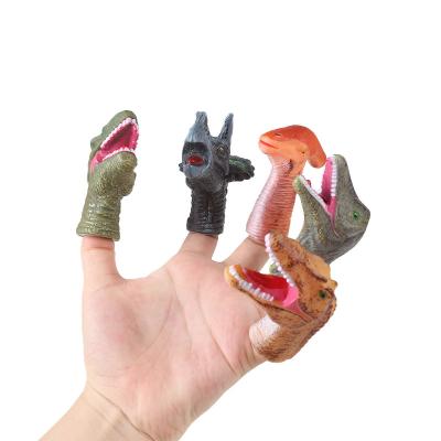 China Wholesale Finger Puppet Children's Educational Dinosaur Toys Game for Boys and Girls Fun Finger Puppets for sale