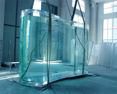 China Viable curved acrylic aquarium with acrylic sheet for sale